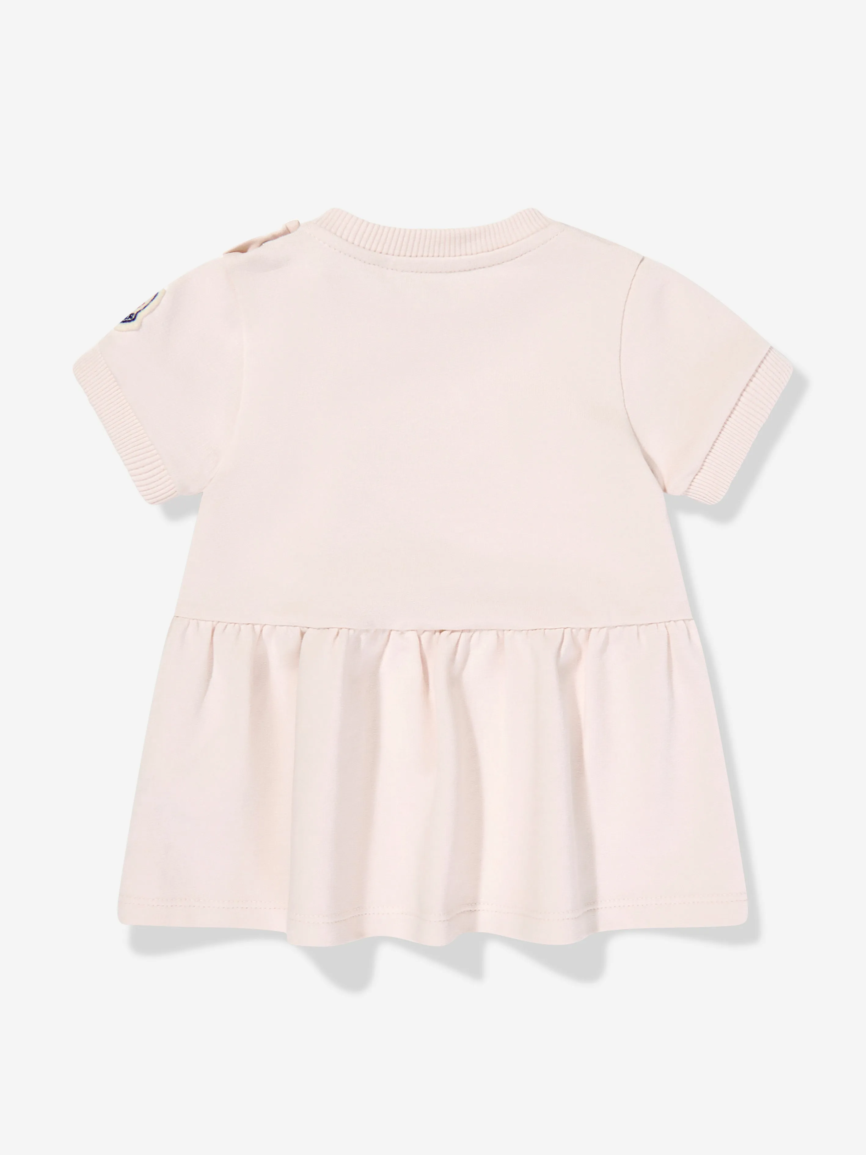 Baby Girls Bear Sweater Dress in Pink
