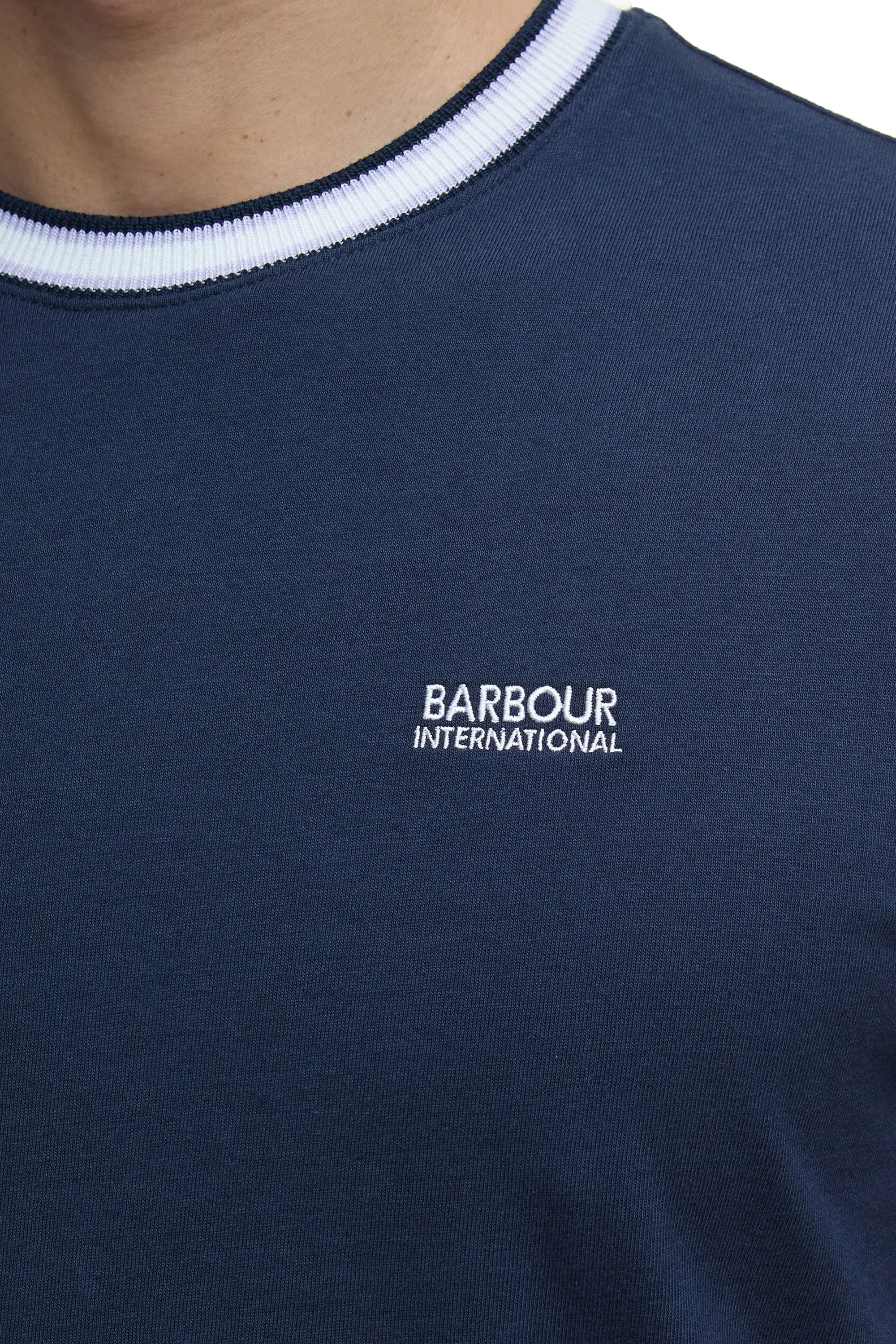 Barbour International Luca Tipped T-shirt Navy