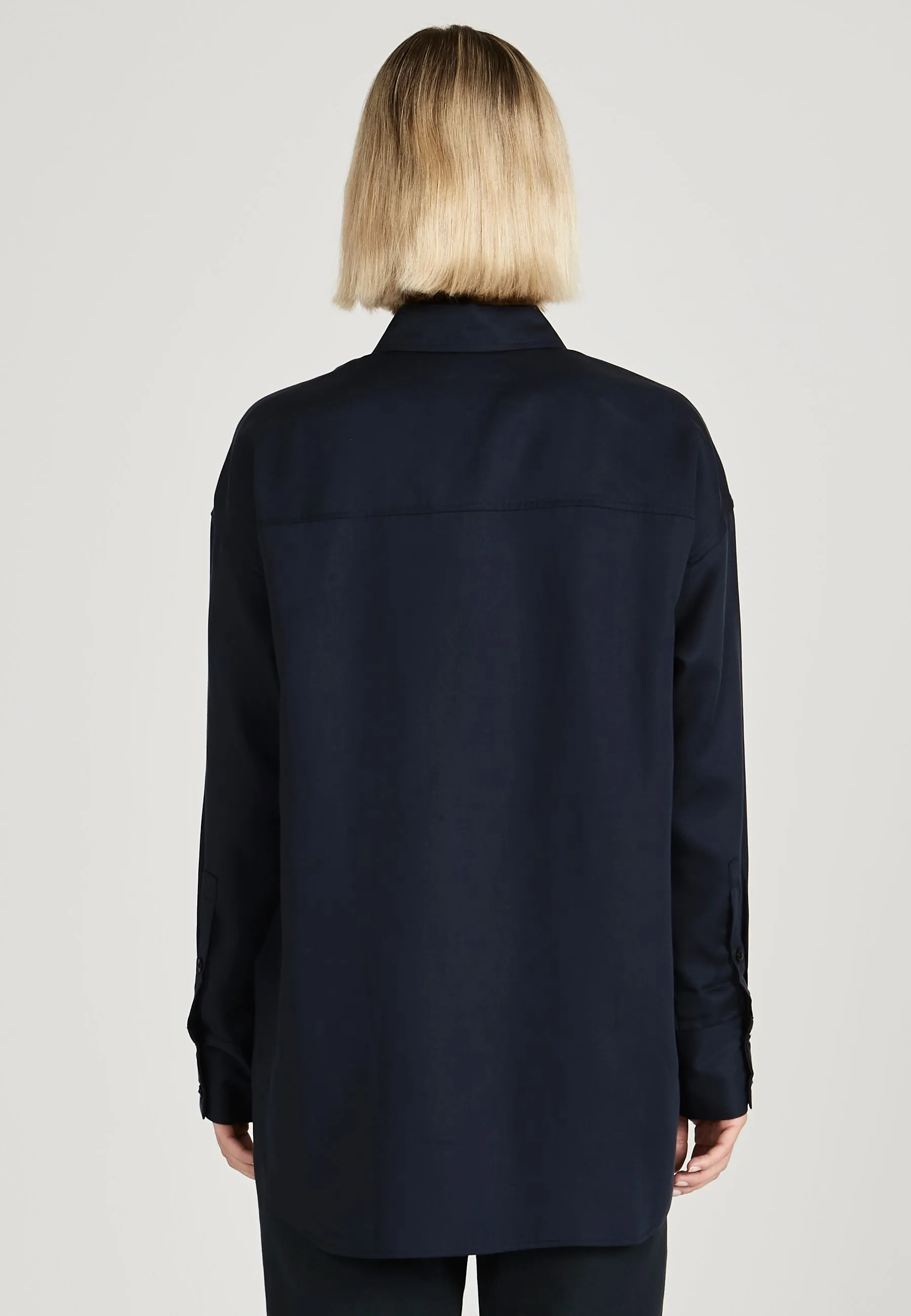 Blouse COSIMA in TENCEL™ Lyocell - Midnight Blue (Tencel) Givn Berlin