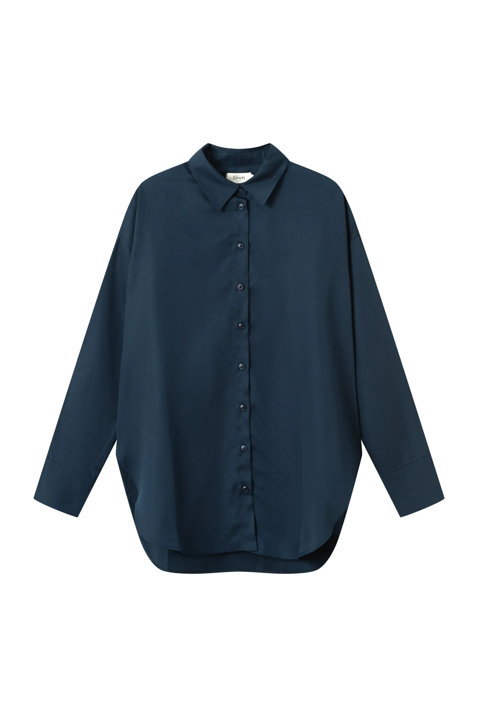 Blouse COSIMA in TENCEL™ Lyocell - Midnight Blue (Tencel) Givn Berlin