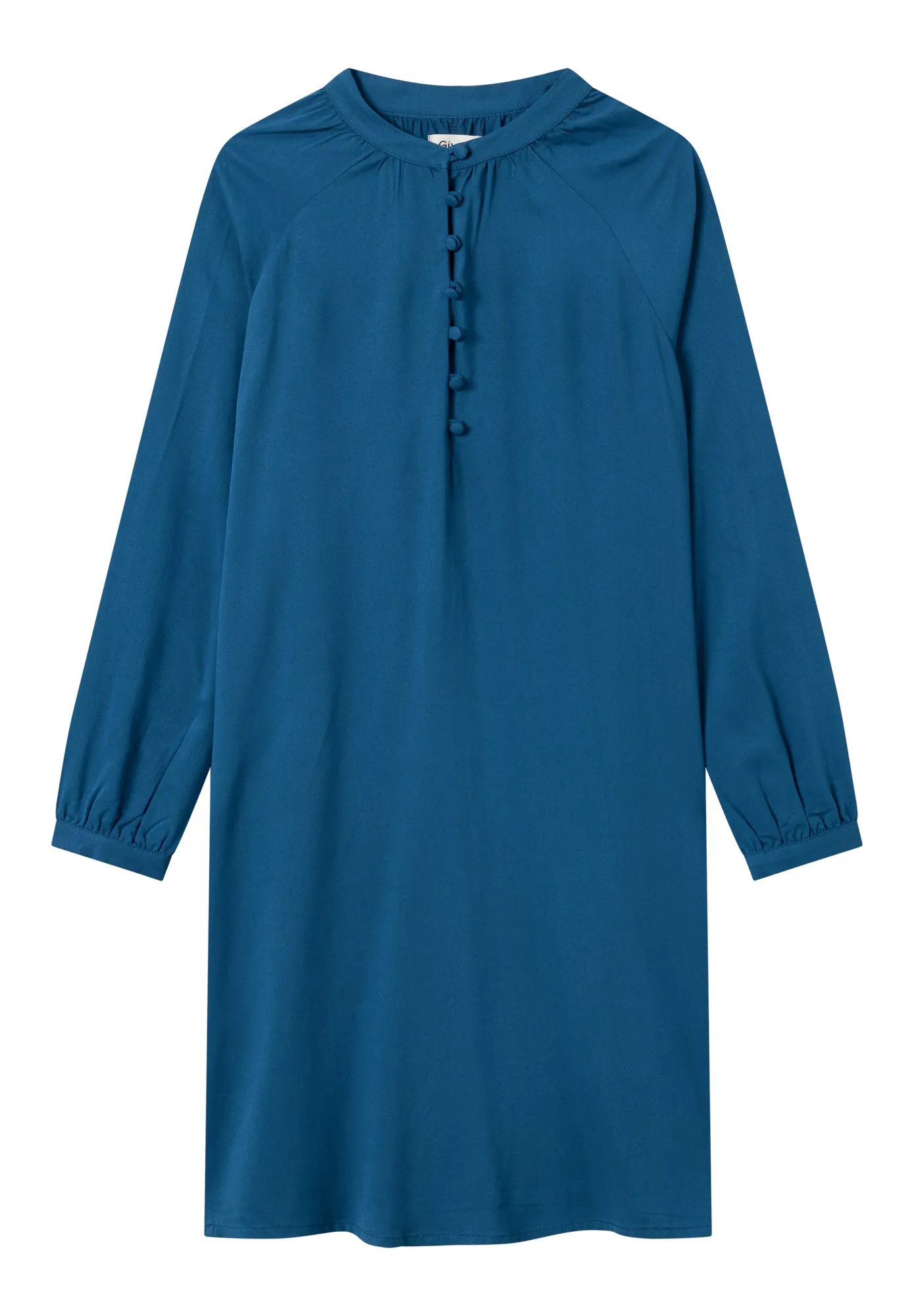 Blouse dress NURA from LENZING™ ECOVERO™ - Moroccan Blue Givn Berlin