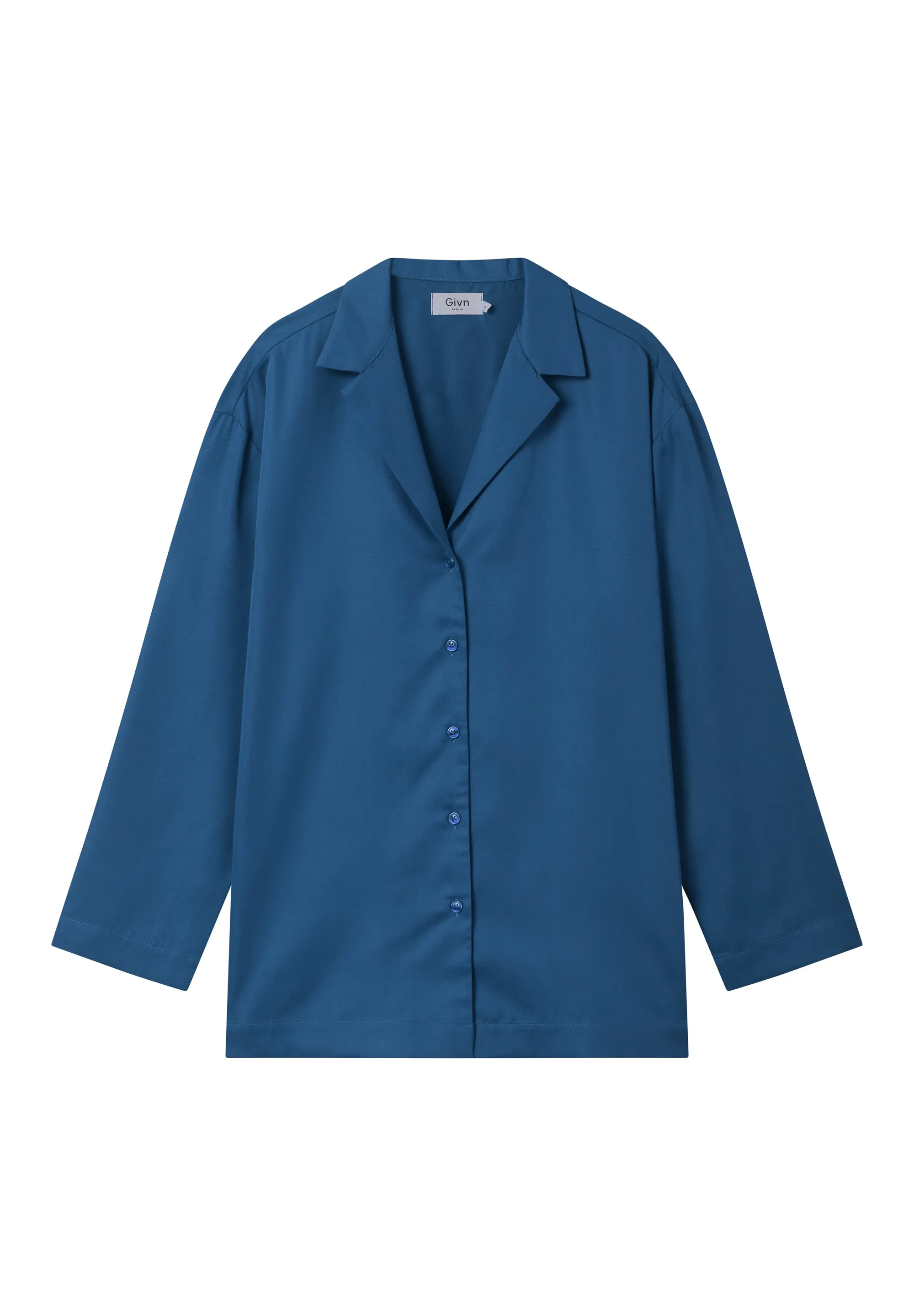 Blouse FELIA in TENCEL™ REFIBRA™ Lyocell - Ocean Blue (Refibra) Givn Berlin