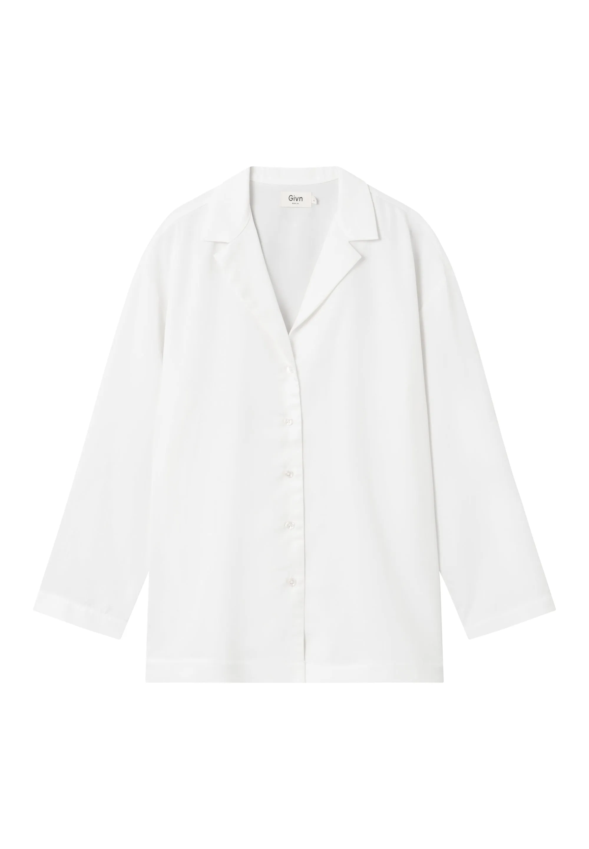 Blouse FELIA in TENCEL™ REFIBRA™ Lyocell - White (Refibra) Givn Berlin
