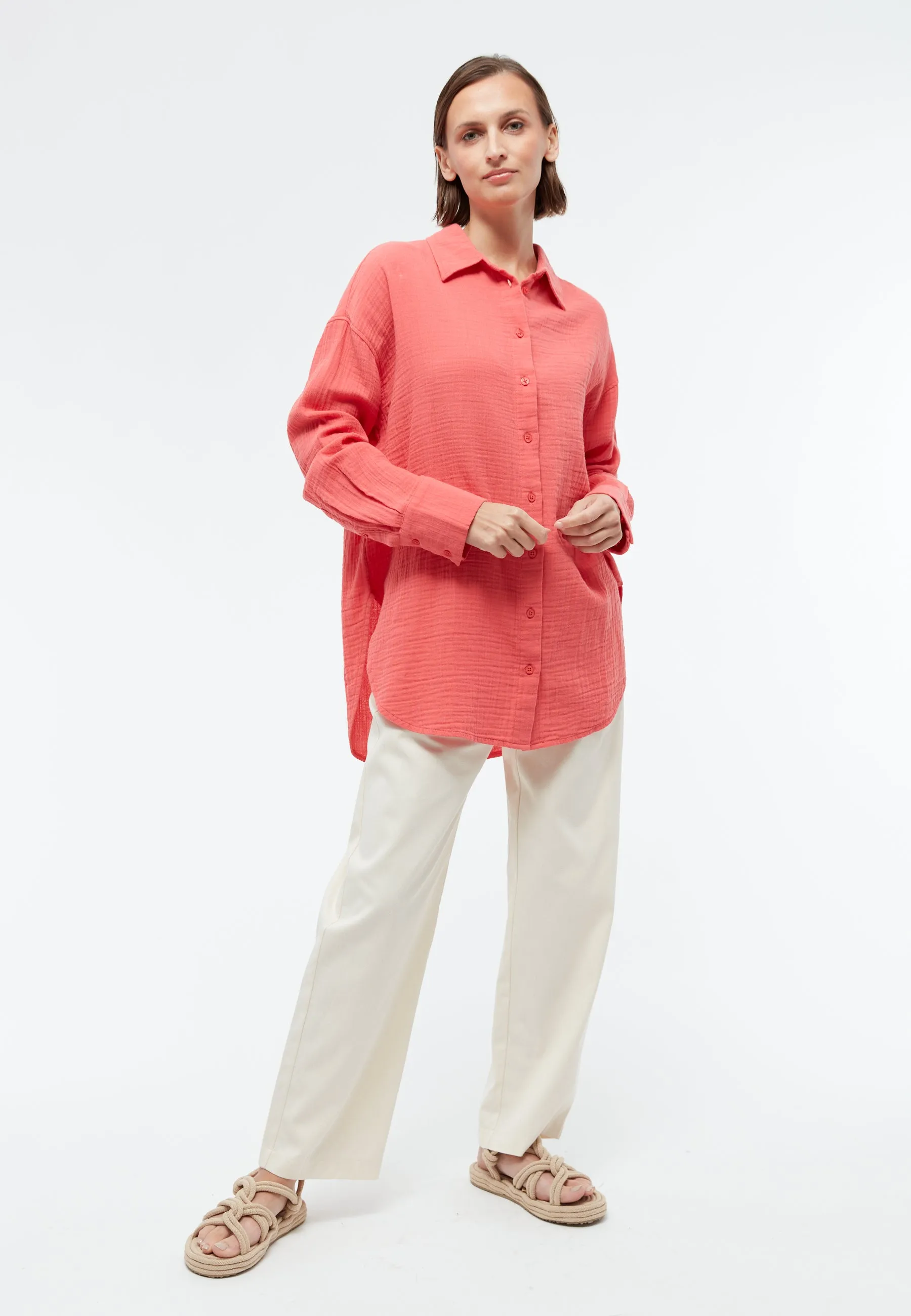 Blouse GBCOSIMA out of linen in oversized fit Givn Berlin
