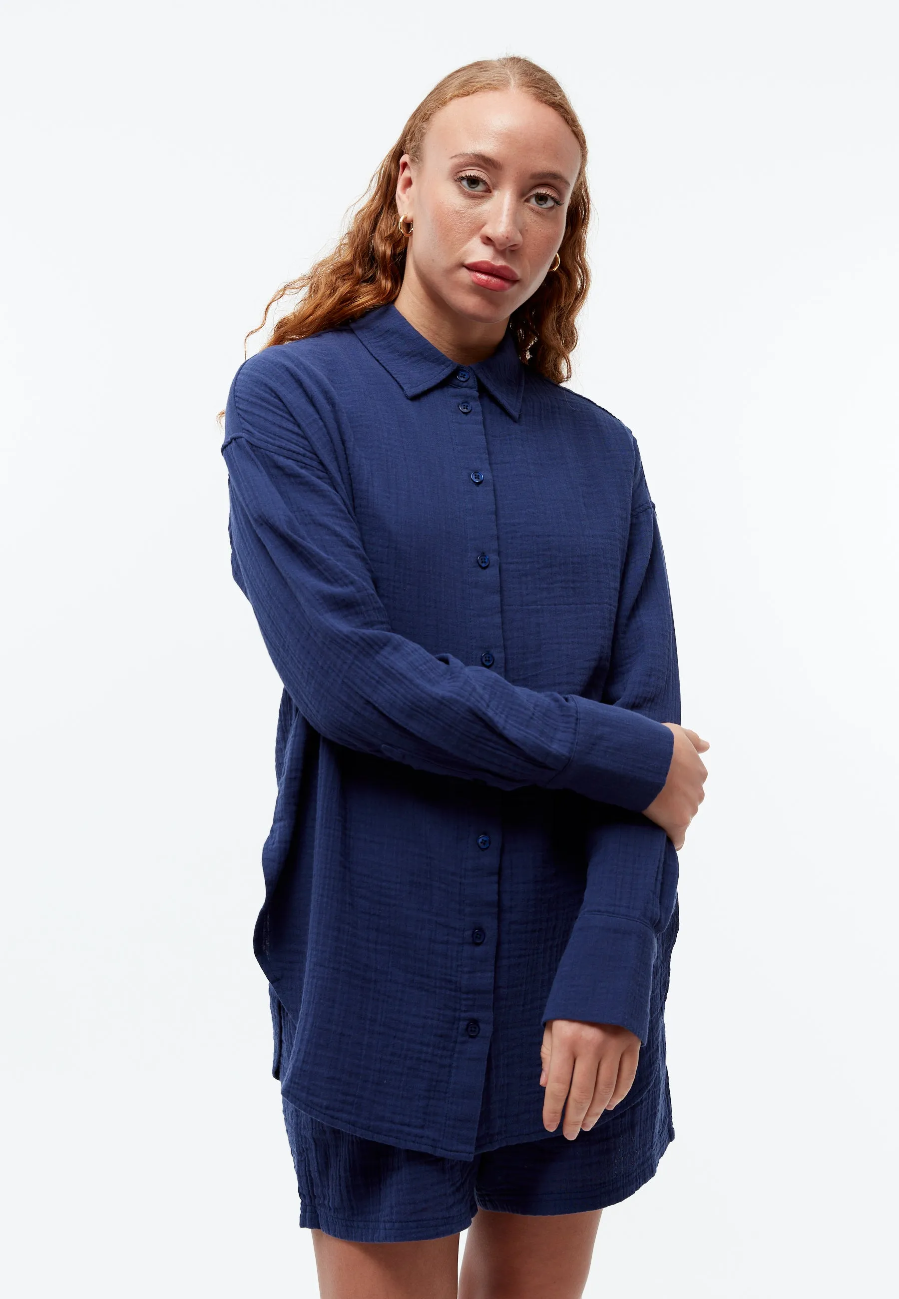 Blouse GBCOSIMA out of linen in oversized fit Givn Berlin
