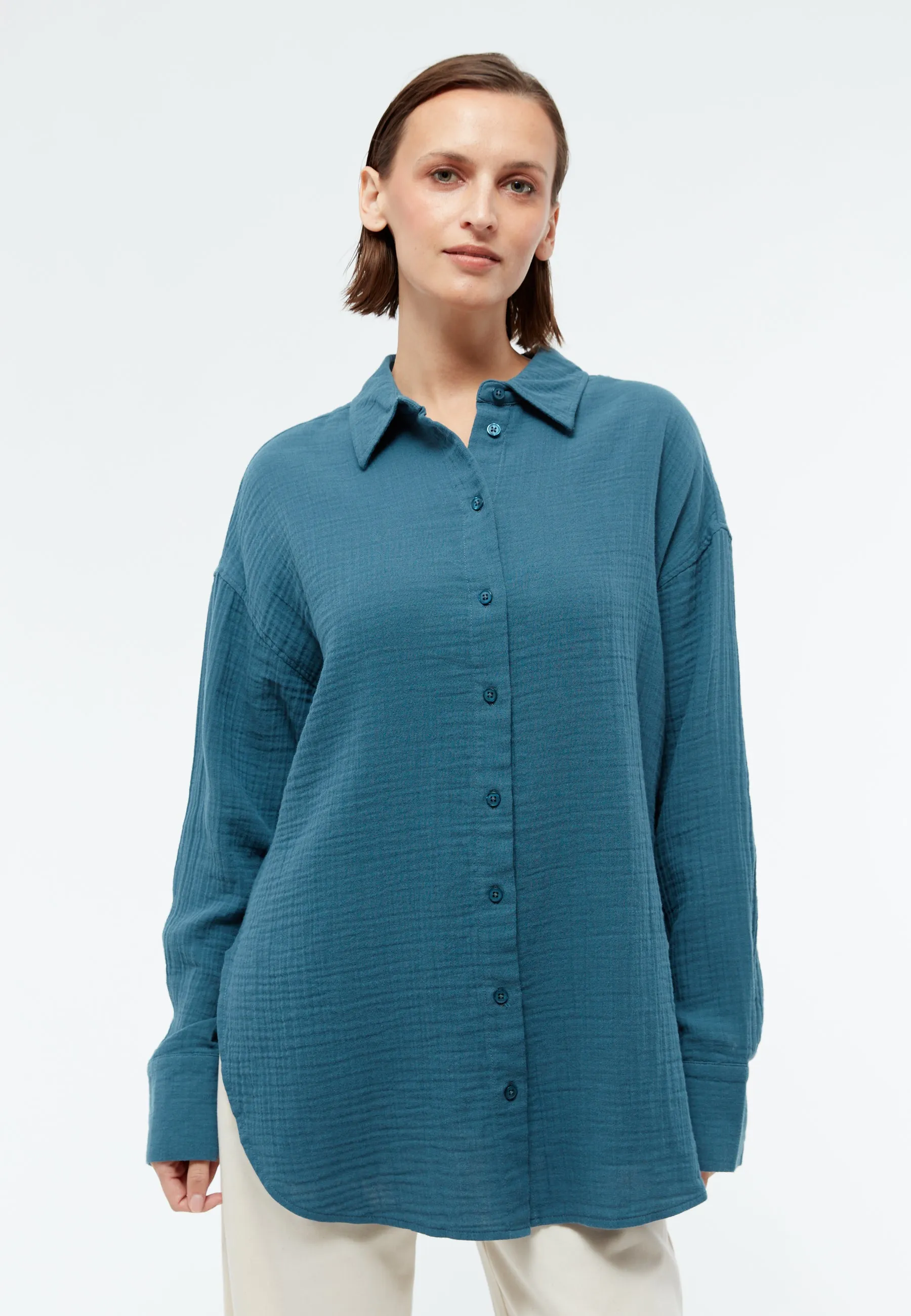 Blouse GBCOSIMA out of linen in oversized fit Givn Berlin