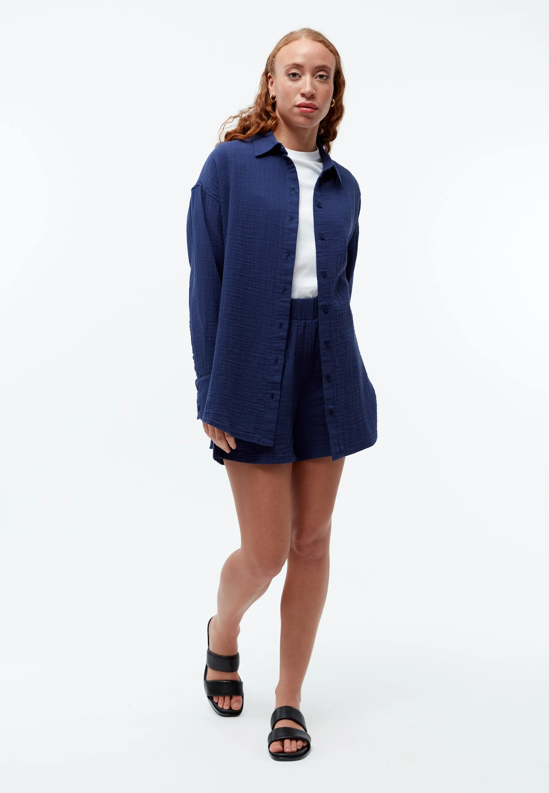 Blouse GBCOSIMA out of linen in oversized fit Givn Berlin