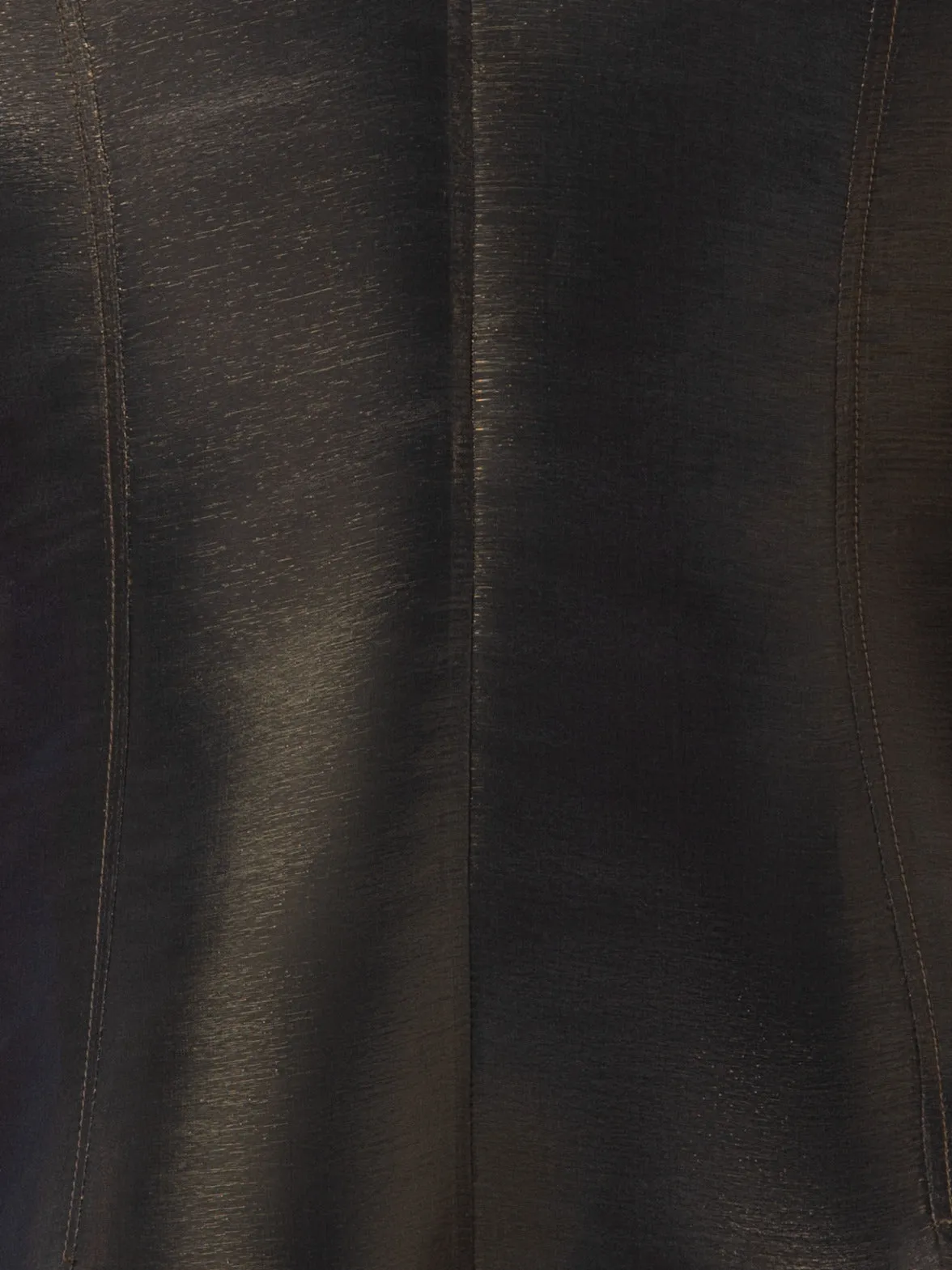 Blouse in Sheer Organza Silk with Gold Shimmer Akris