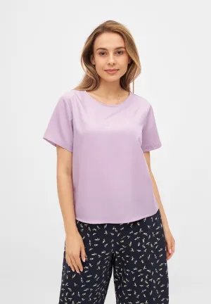 Blouse INES from TENCEL™ REFIBRA™ Lyocell - Misty Lavender (Refibra) Givn Berlin