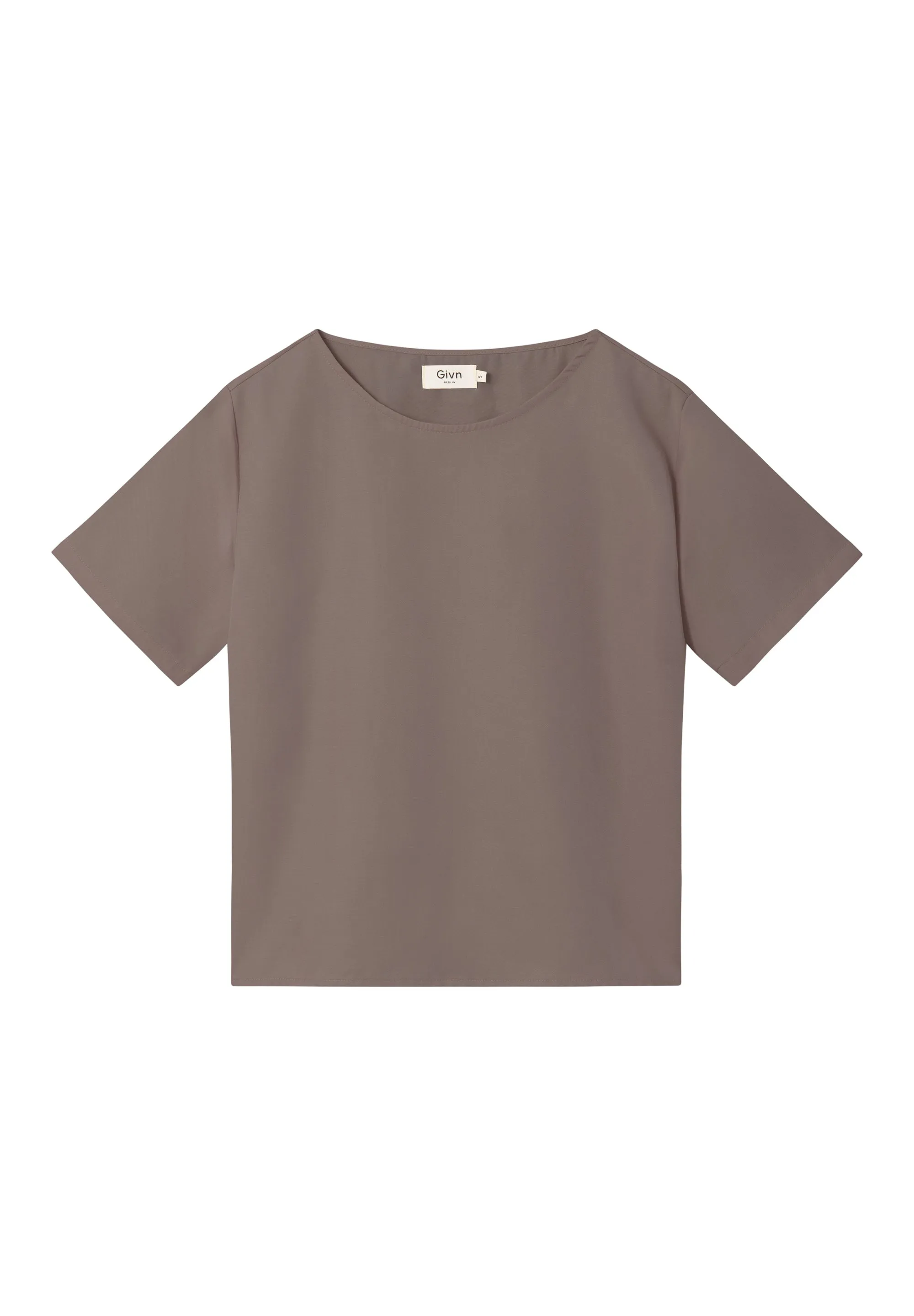 Blouse INES from TENCEL™ REFIBRA™ Lyocell - Taupe (Refibra) Givn Berlin