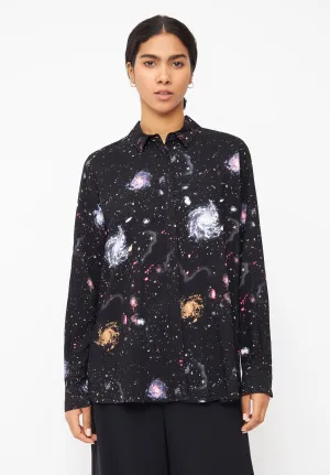 Blouse IVA from LENZING™ ECOVERO™ - Black (Universe) Givn Berlin