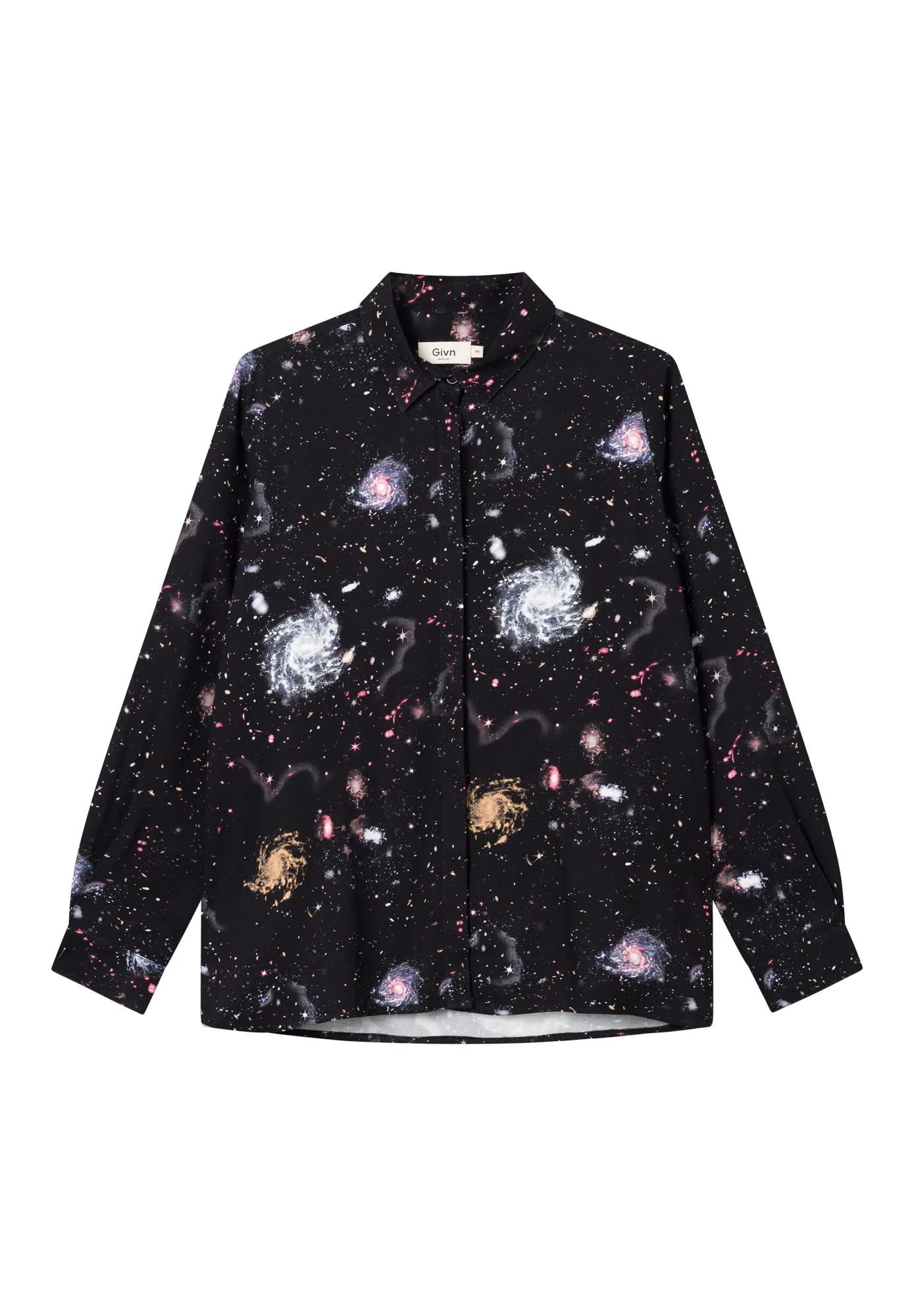 Blouse IVA from LENZING™ ECOVERO™ - Black (Universe) Givn Berlin