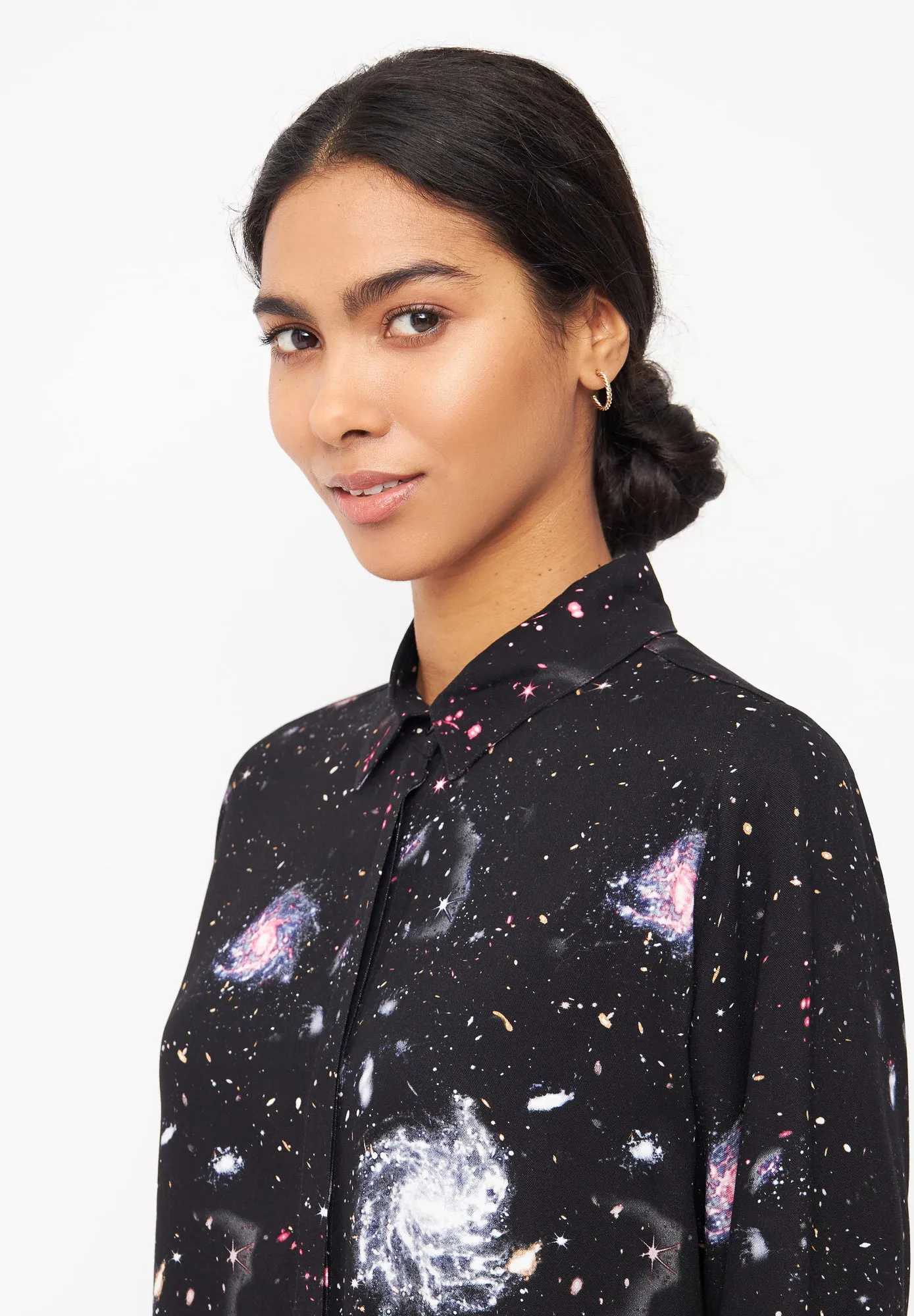 Blouse IVA from LENZING™ ECOVERO™ - Black (Universe) Givn Berlin
