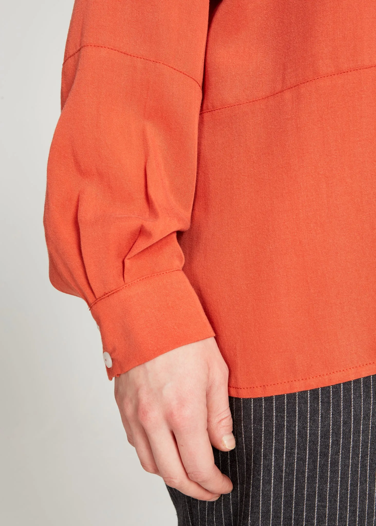 Blouse IVY in TENCEL™ Lyocell - Dark Coral (Tencel) Givn Berlin
