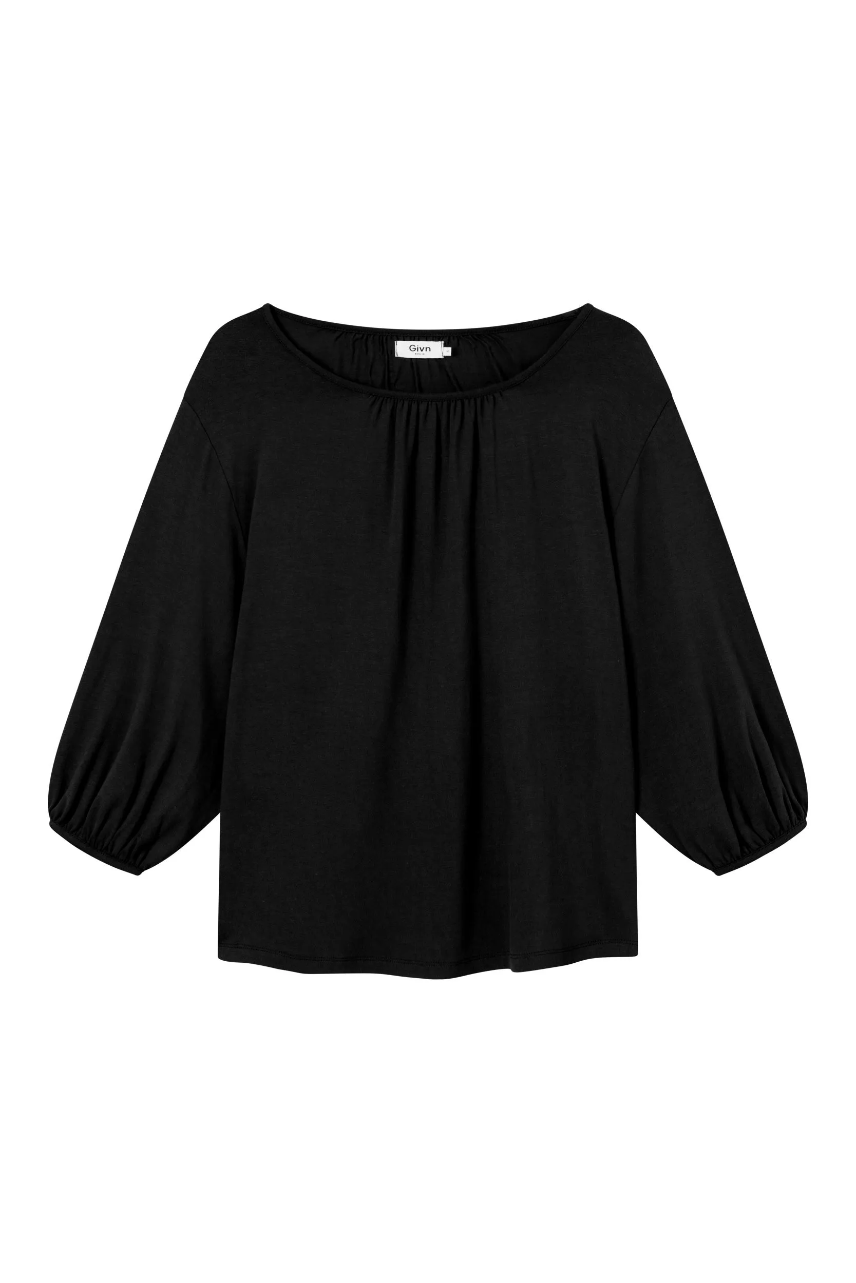 Blouse shirt ARABELLA in TENCEL™ Lyocell - Black (Tencel) Givn Berlin