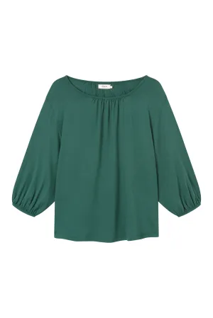 Blouse shirt ARABELLA in TENCEL™ Lyocell - Cedar Green (Tencel) Givn Berlin