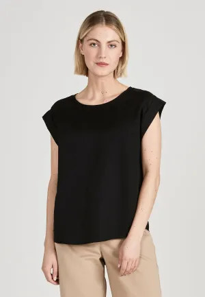 Blouse Shirt CAPRI in TENCEL™ Lyocell - Black (Tencel) Givn Berlin