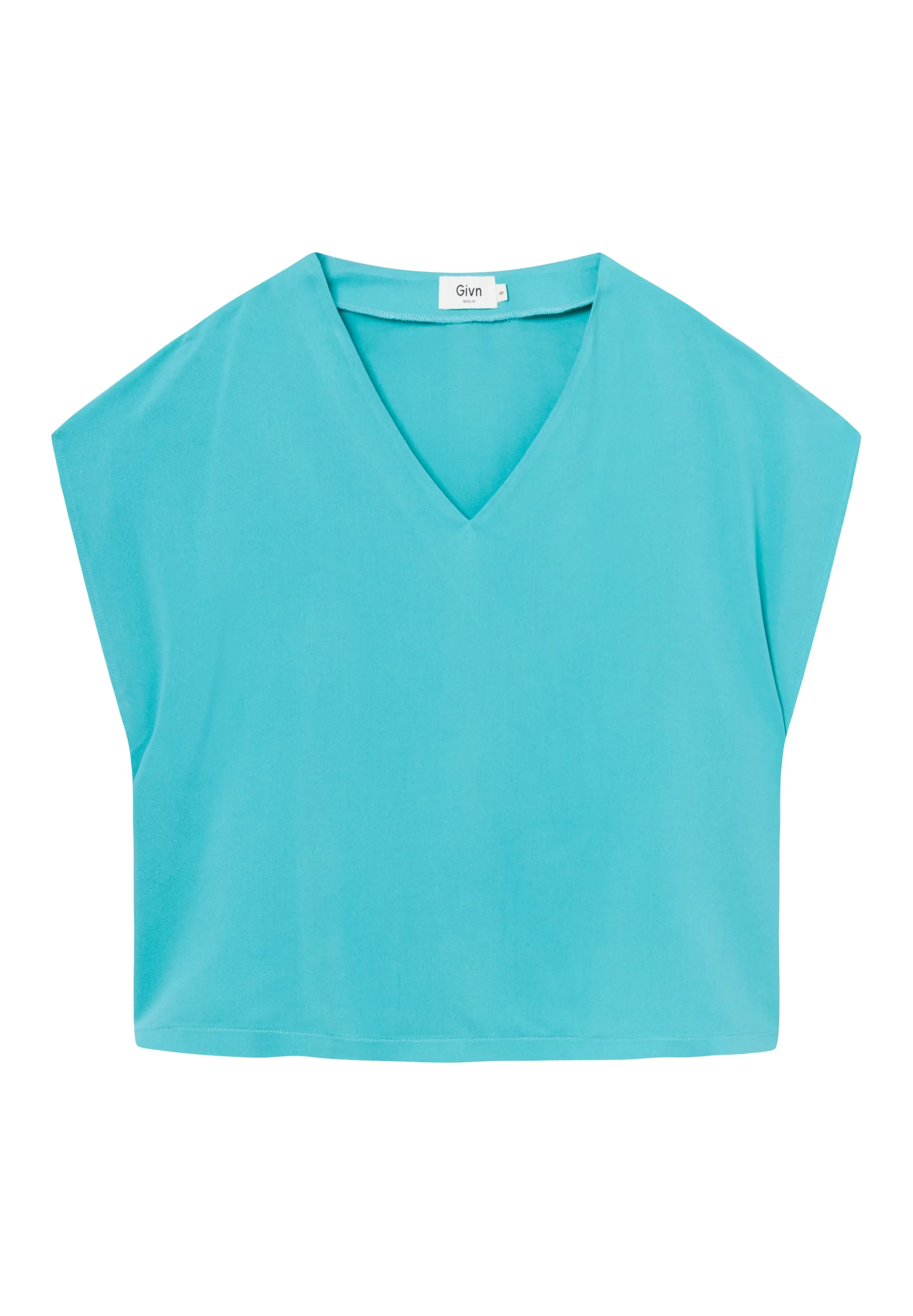 Blouse Shirt GBRUBY Relaxed Fit From LENZING™ ECOVERO™ - Amalfi Green Givn Berlin