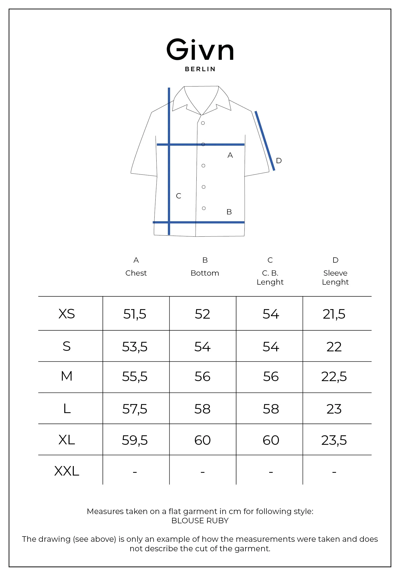 Blouse Shirt GBRUBY Relaxed Fit Made From LENZING™ ECOVERO™ - Black Givn Berlin