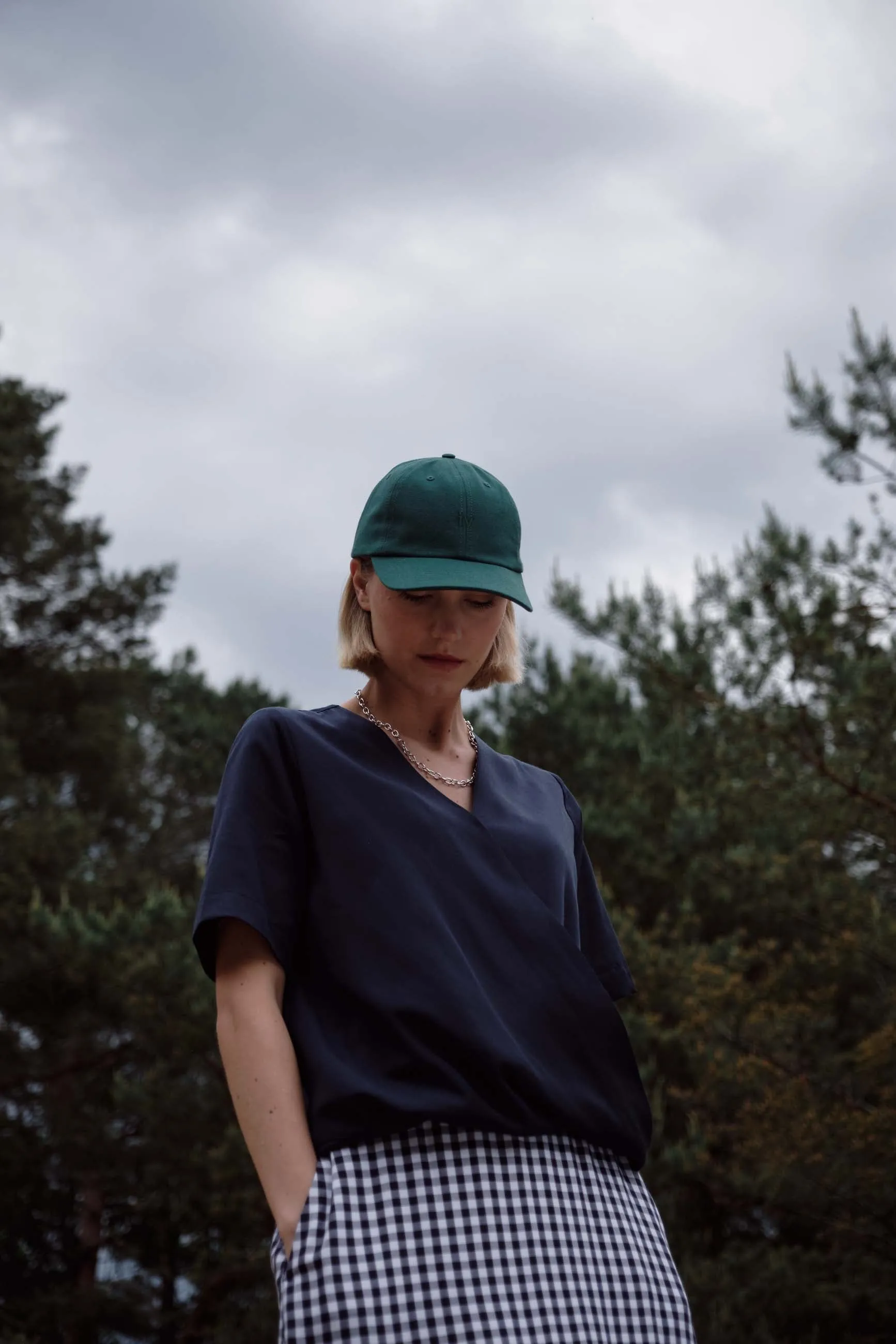 Blouse shirt MISHA from TENCEL™ Lyocell - Midnight Blue (Tencel) Givn Berlin
