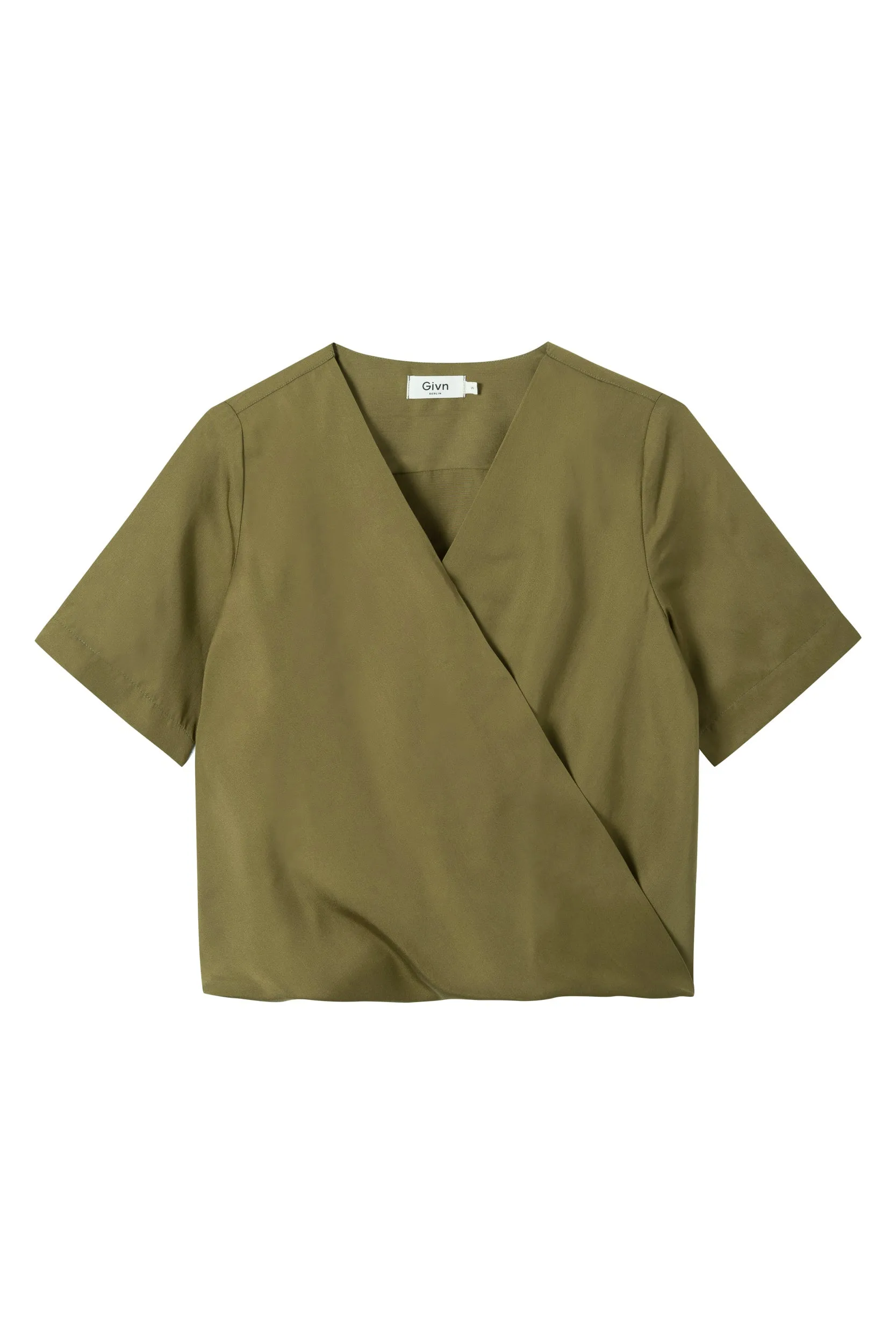 Blouse shirt MISHA from TENCEL™ Lyocell - Olive Oil (Tencel) Givn Berlin