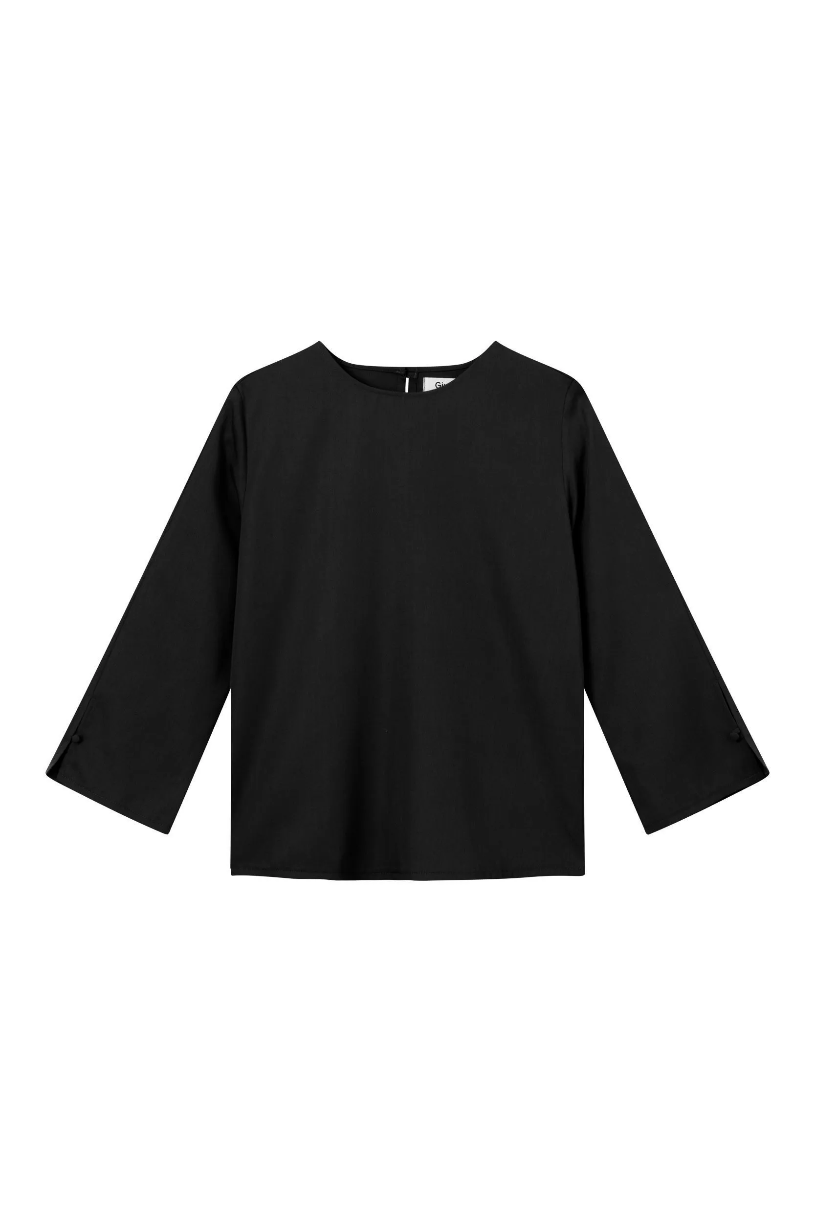 Blouse shirt PENELOPE in TENCEL™ REFIBRA™ Lyocell - Black (Refibra) Givn Berlin