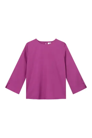 Blouse shirt PENELOPE in TENCEL™ REFIBRA™ Lyocell - Dark Pink (Refibra) Givn Berlin