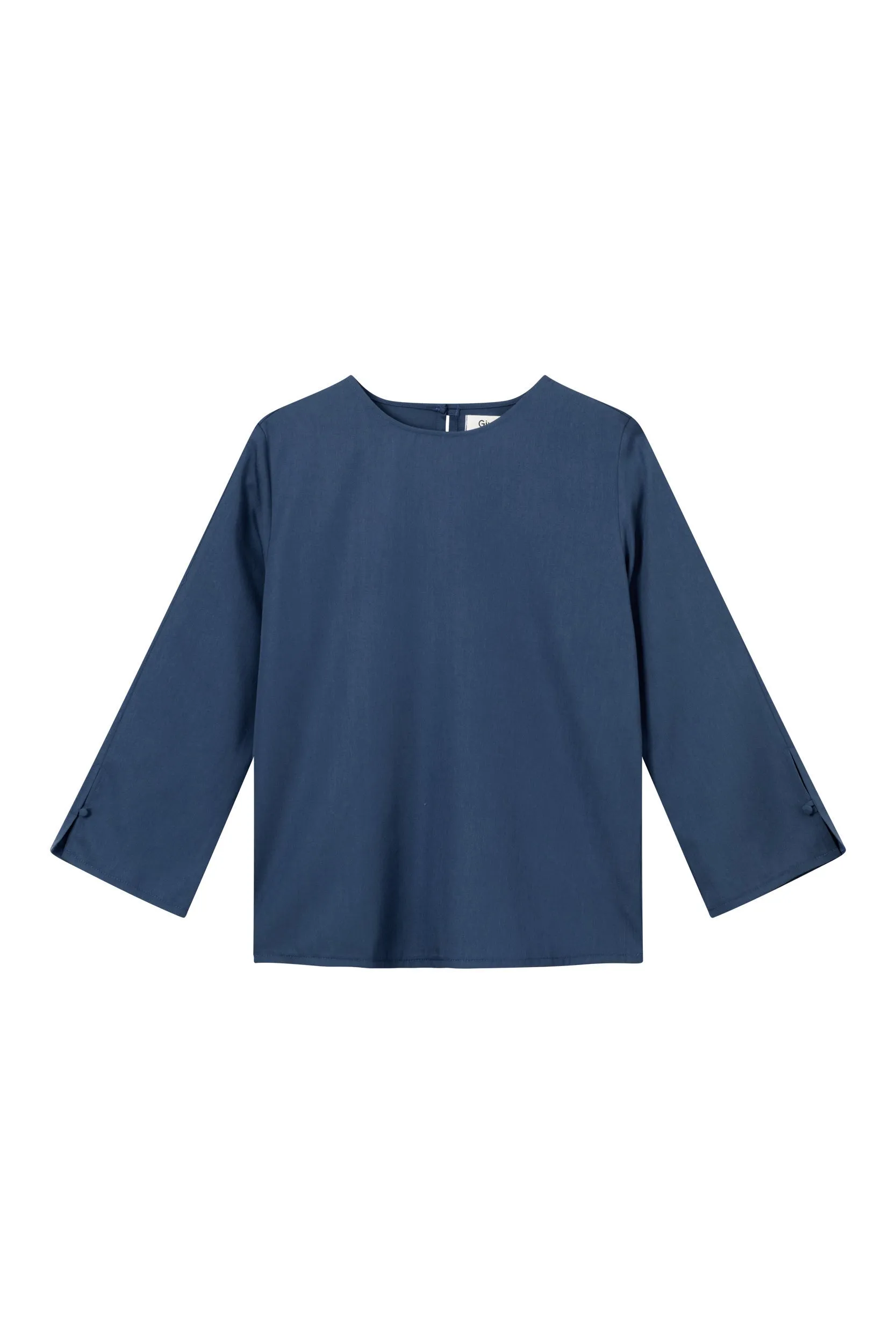 Blouse shirt PENELOPE in TENCEL™ REFIBRA™ Lyocell - Midnight Blue (Refibra) Givn Berlin