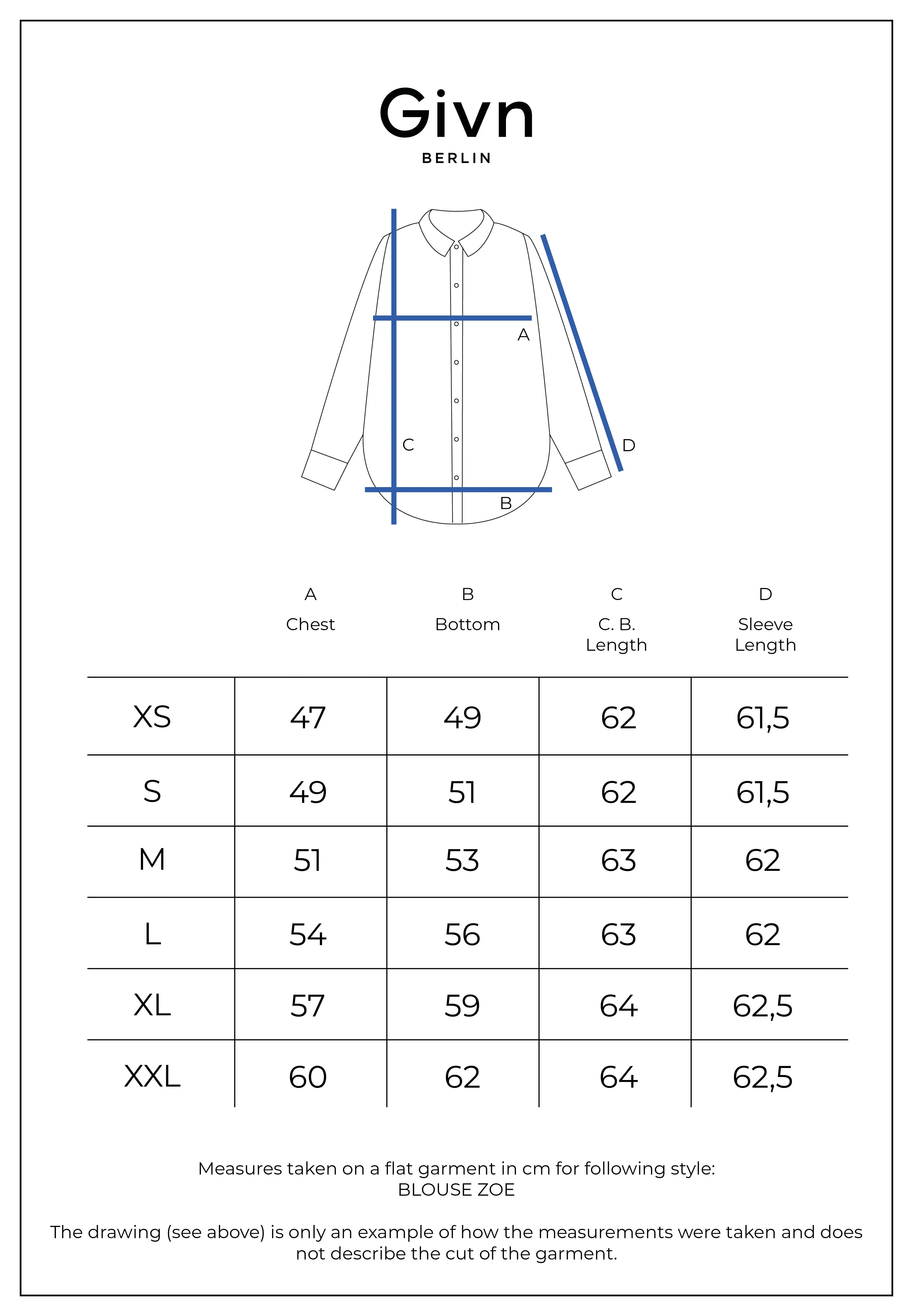 Blouse ZOE from LENZING™ ECOVERO™ - Black Givn Berlin