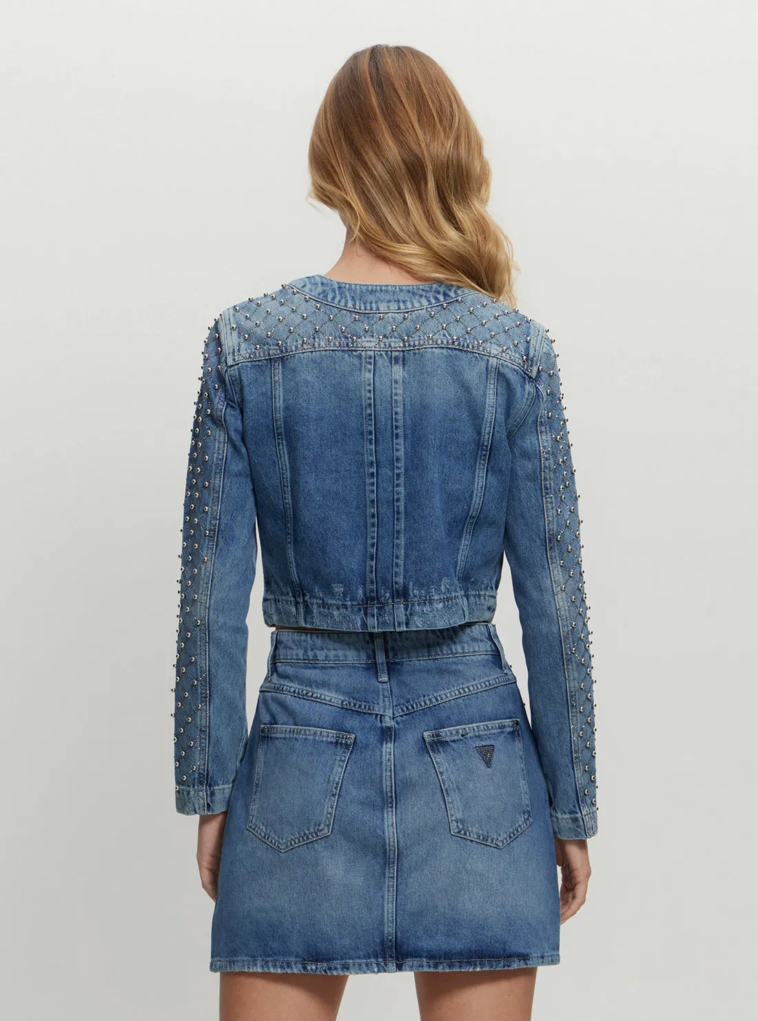 Blue Denim Marissa Jacket Guess