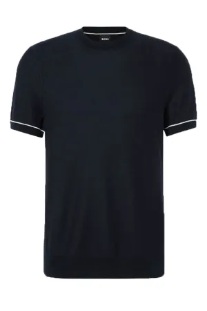 Boss Black H-Jianfranco Knitwear Dark Blue