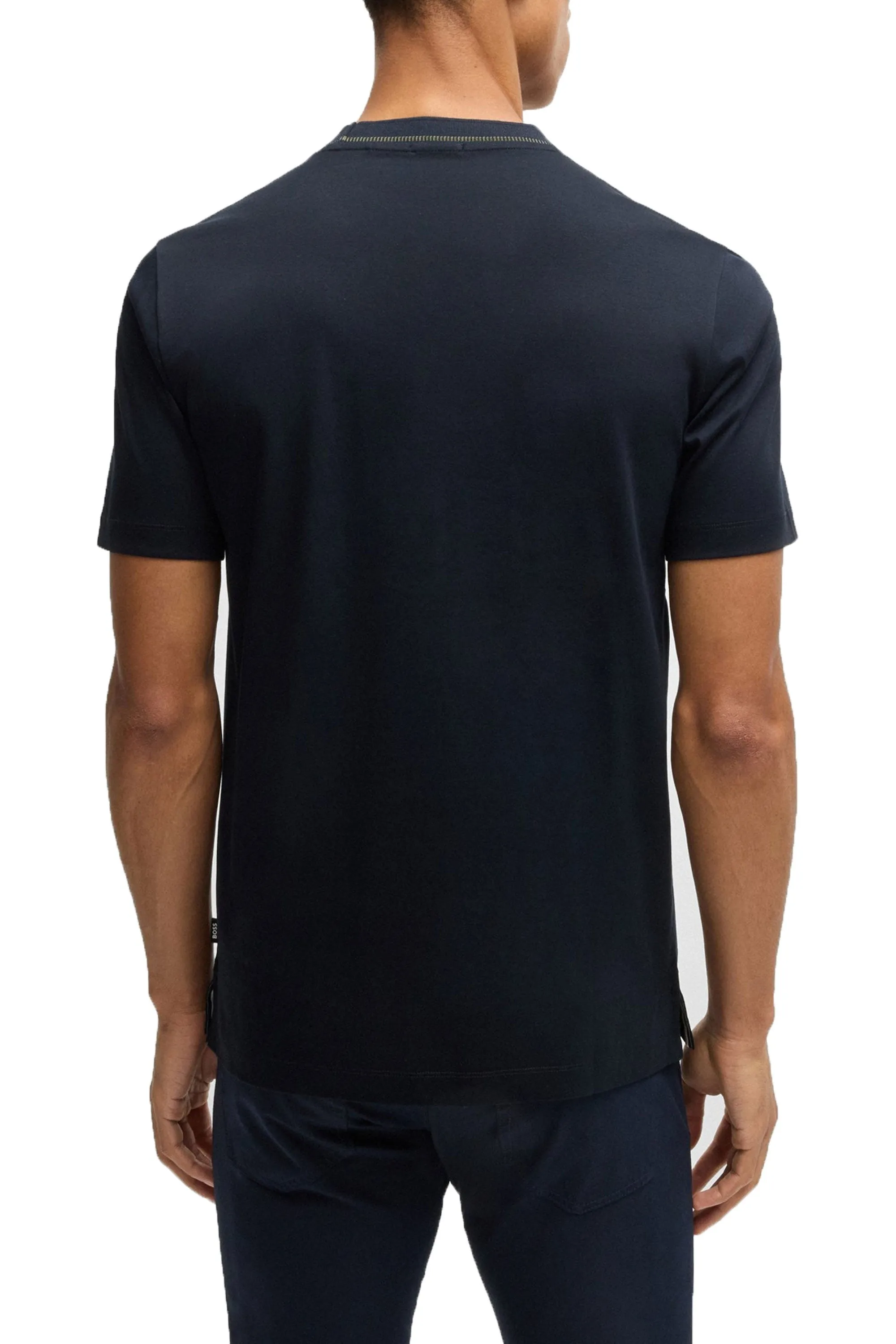 Boss H-tessler 199 T Shirt Navy/Green