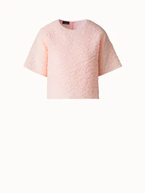 Boxy Blouse in 3D Bubble Organza Akris