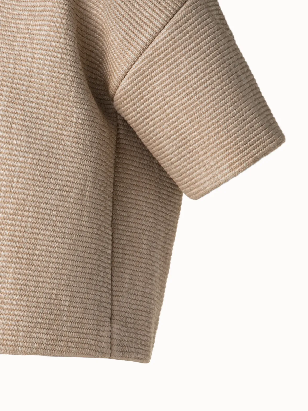 Boxy Blouse in Soft Cotton Raffia Akris