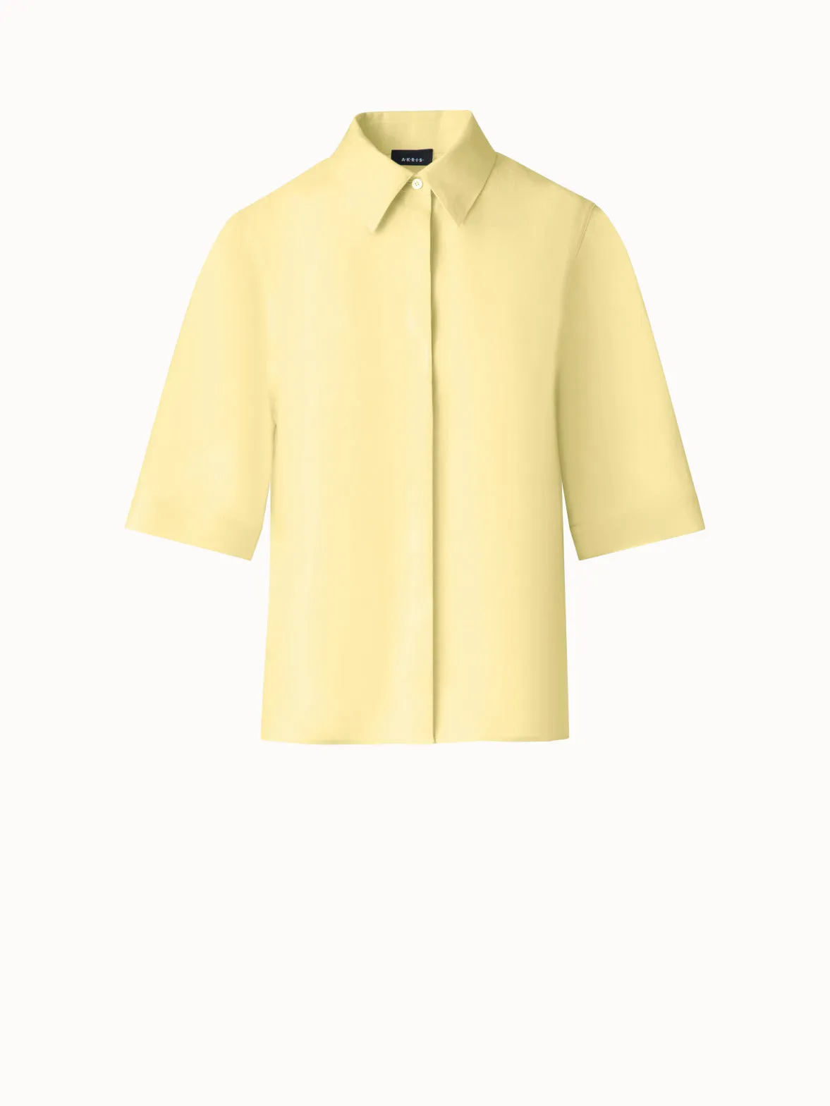 Boxy Shirt Blouse in Linen Akris