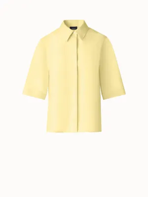 Boxy Shirt Blouse in Linen Akris