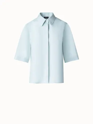 Boxy Shirt Blouse in Linen Akris