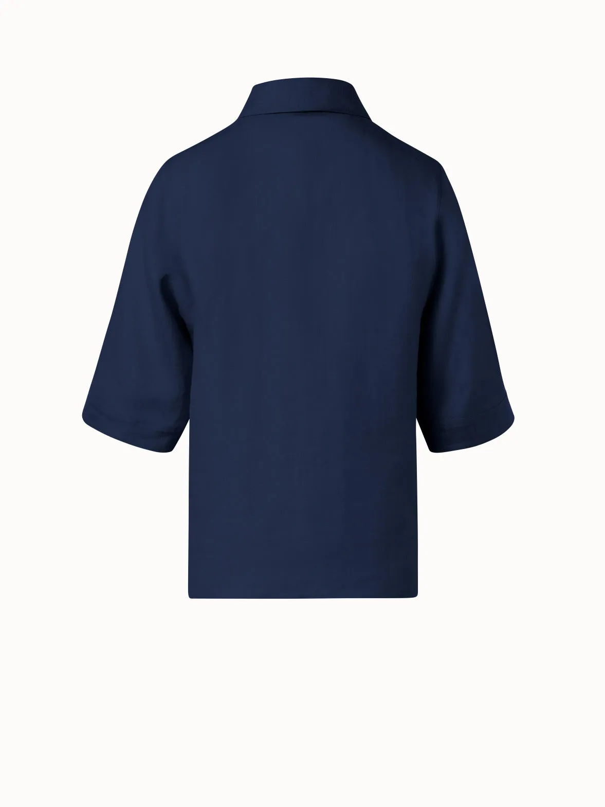 Boxy Shirt Blouse In Linen Voile Akris