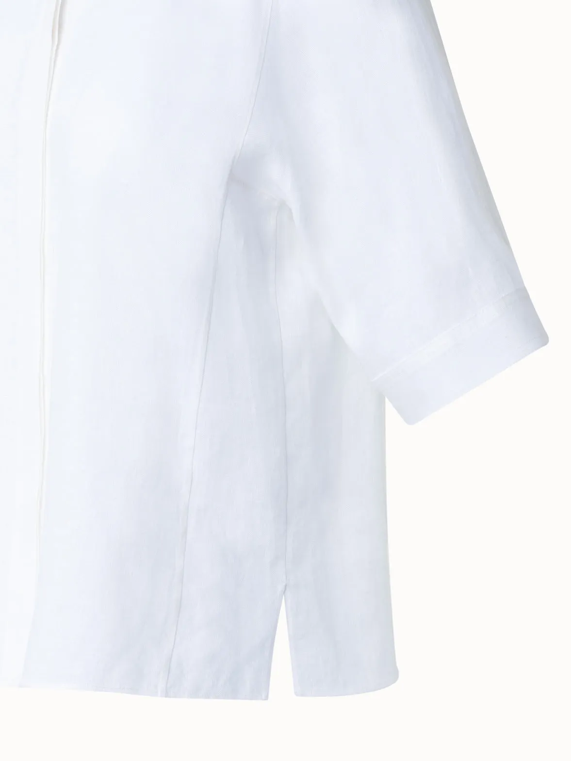 Boxy Shirt Blouse In Linen Voile Akris