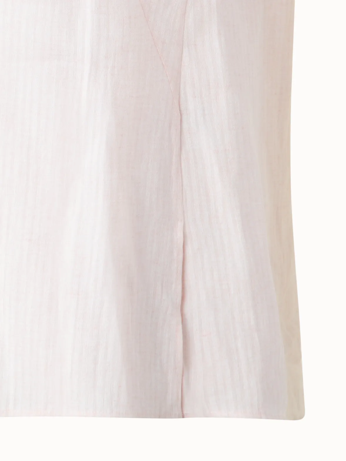 Cap Sleeve Linen Blouse Akris