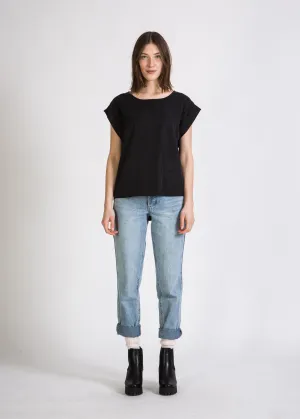 CAPRI Blouse Shirt Made From TENCEL™ Lyocell - Black (Tencel) Givn Berlin
