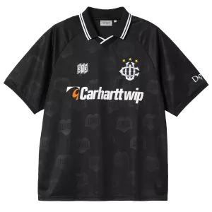 Carhartt WIP S/S Harttes Football T-Shirt Heart Train Jacquard / Black