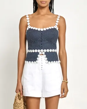 Cassandra Linen Top