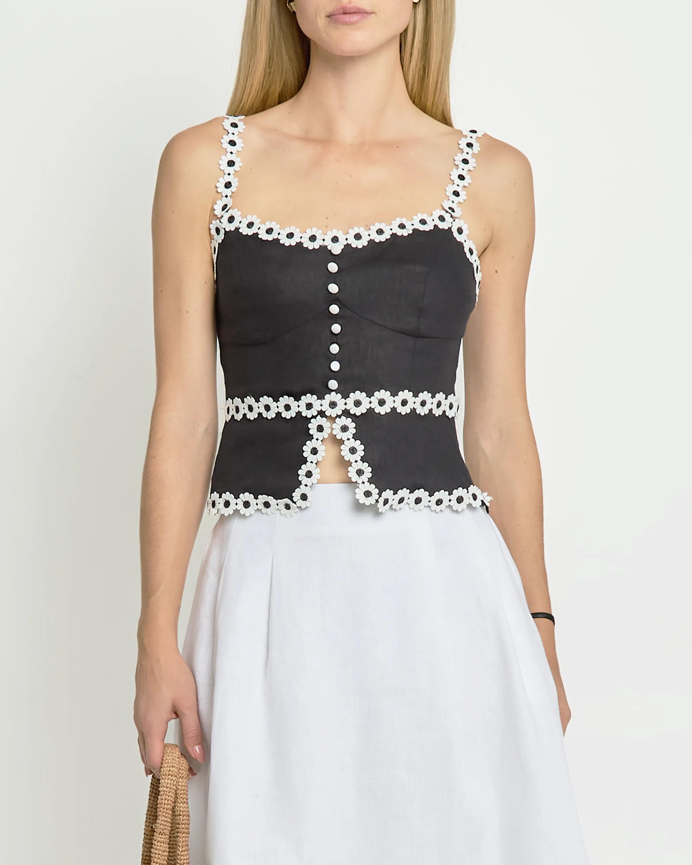 Cassandra Linen Top