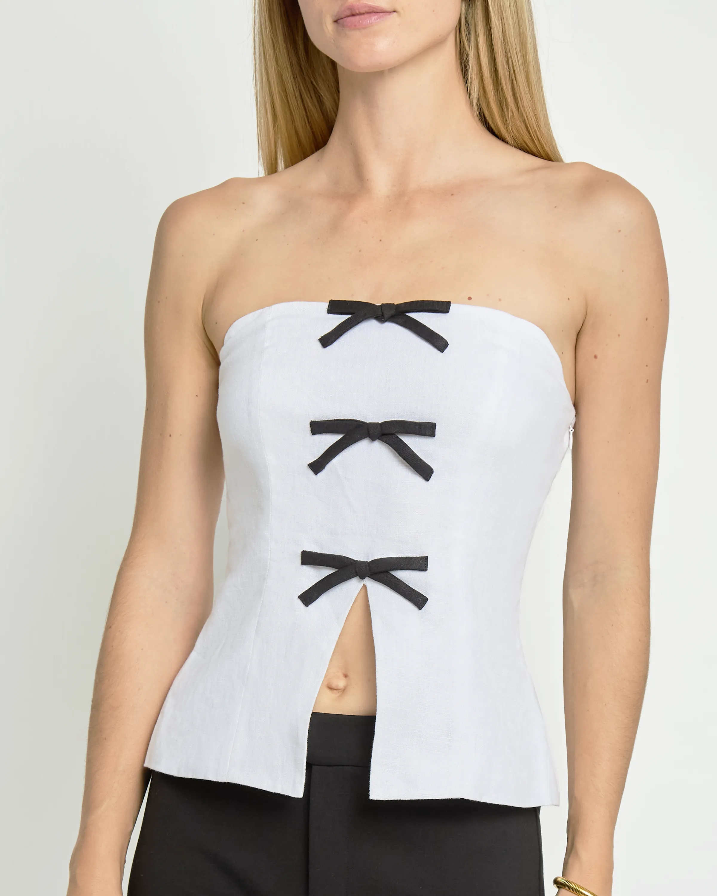 Chantilly Linen Top