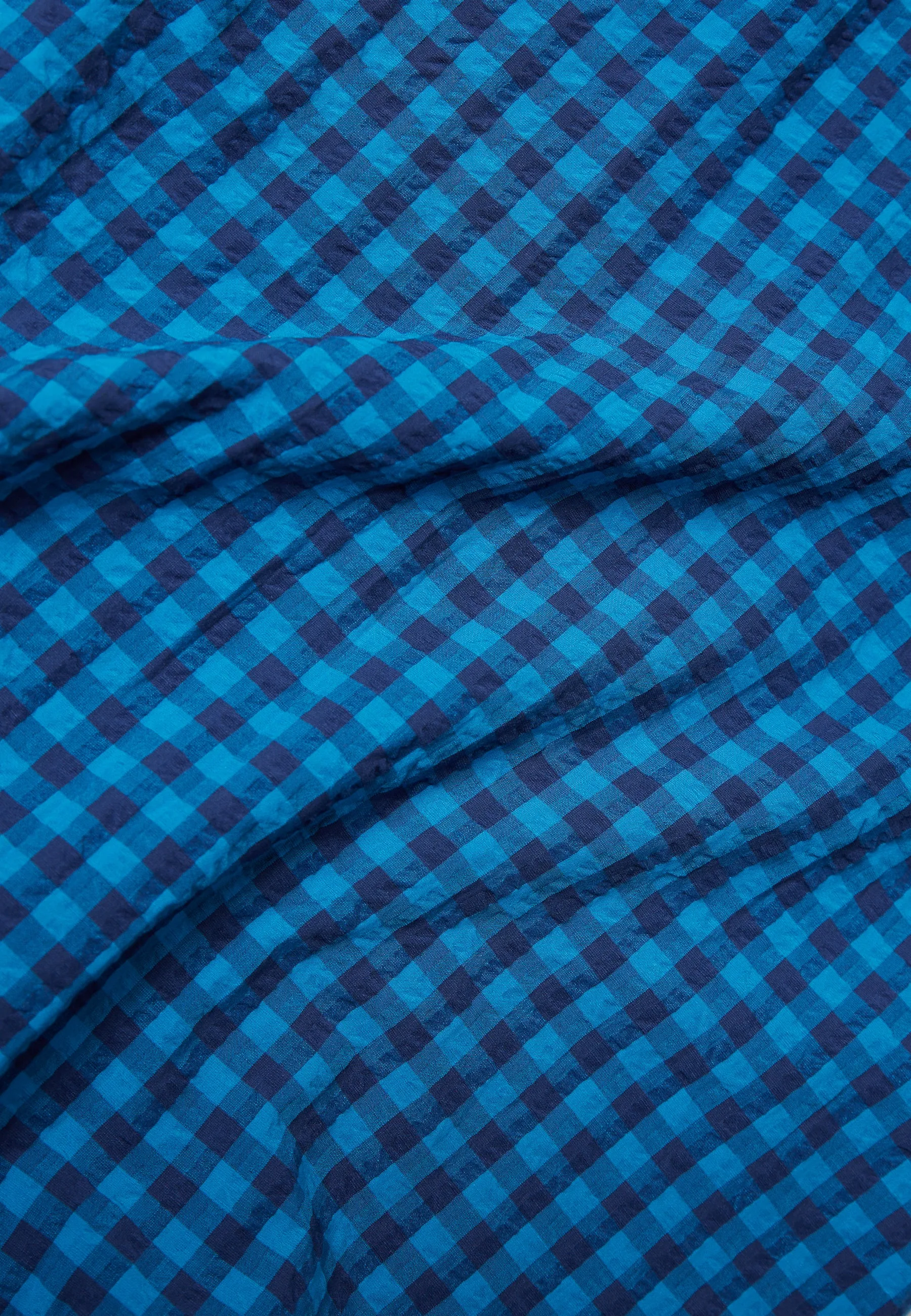 Checked blouse GBGRETEL out of Seersucker organic cotton Givn Berlin