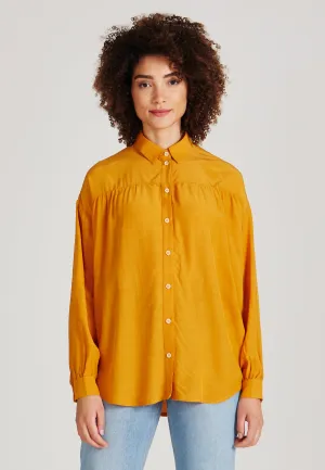 CHIARA blouse from LENZING™ ECOVERO™ - Pecan Givn Berlin