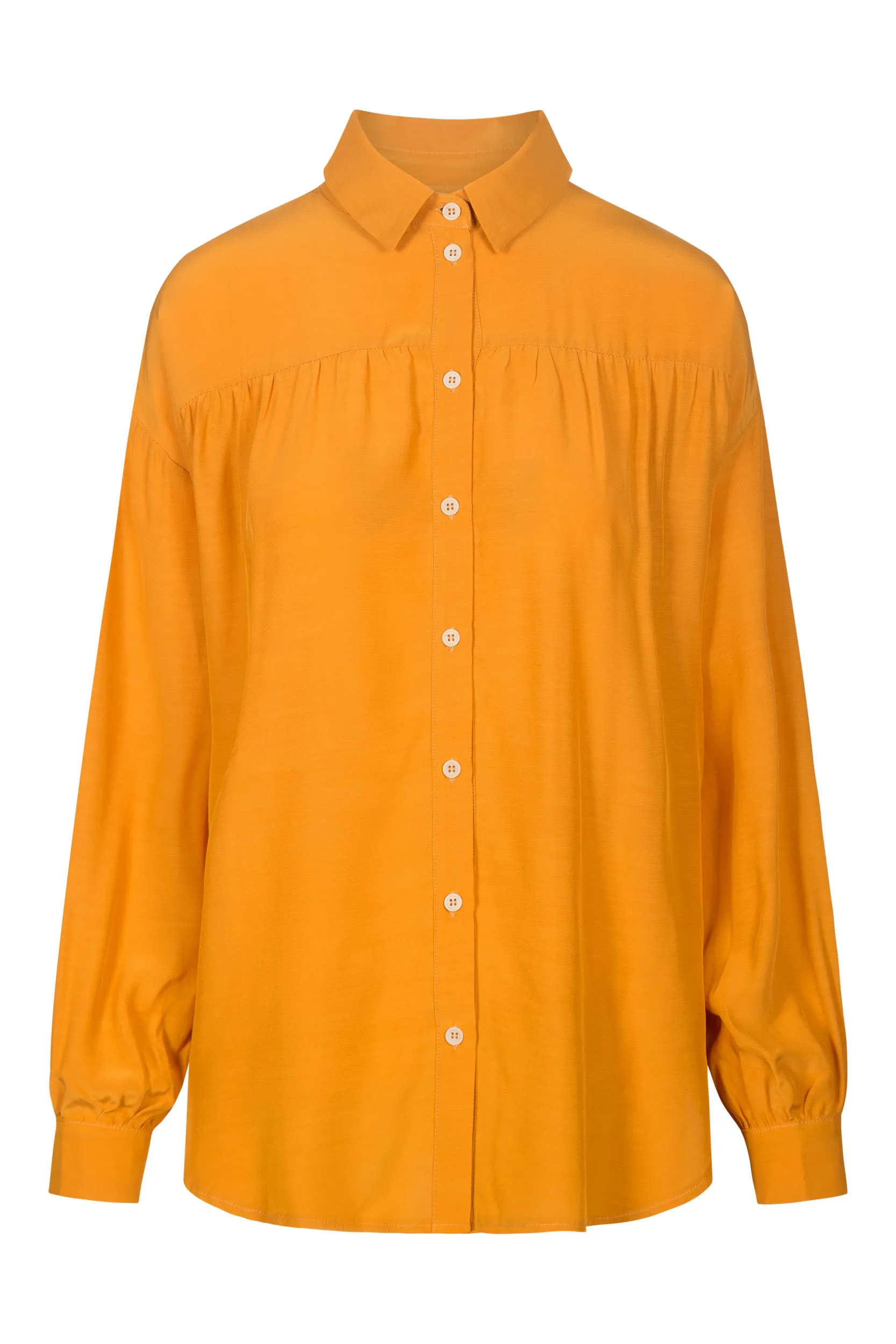 CHIARA blouse from LENZING™ ECOVERO™ - Pecan Givn Berlin
