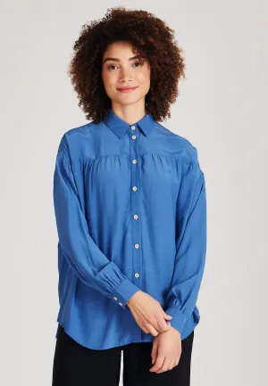 CHIARA blouse from LENZING™ ECOVERO™ - Sky Blue Givn Berlin