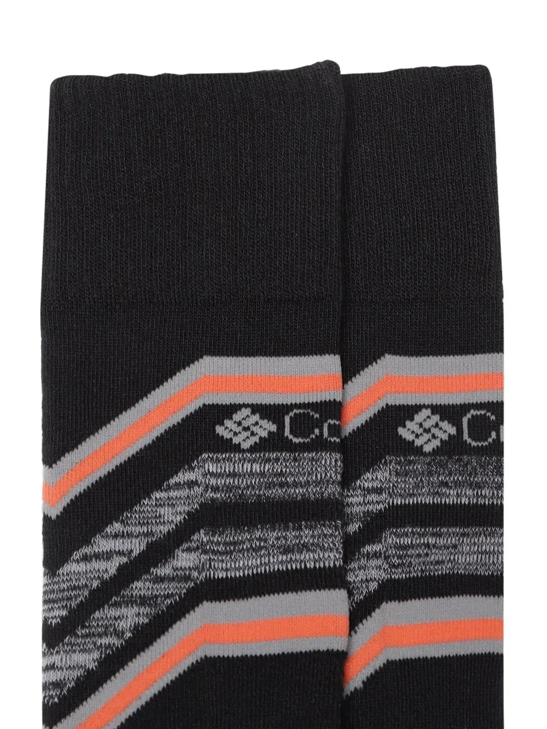 Columbia Unisex Black SOCKS UX 1P SKI OTC-SNOWDRF/M (1 Pair) (Non Returnable)
